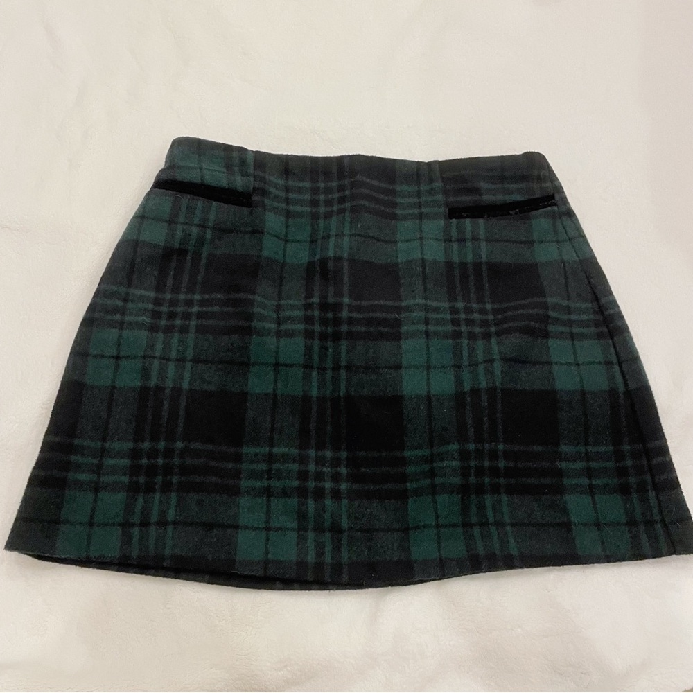 Blackwatch Plaid Mini Skirt